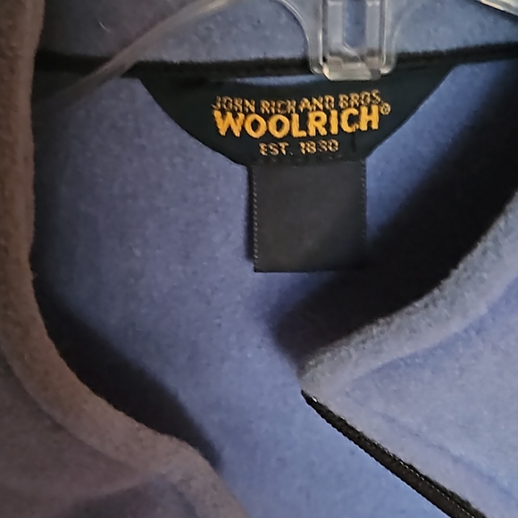 Woolrich Blue Fleece Jacket women's medium - Picture 4 of 5